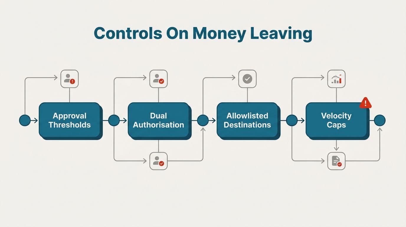 Controls on money leaving