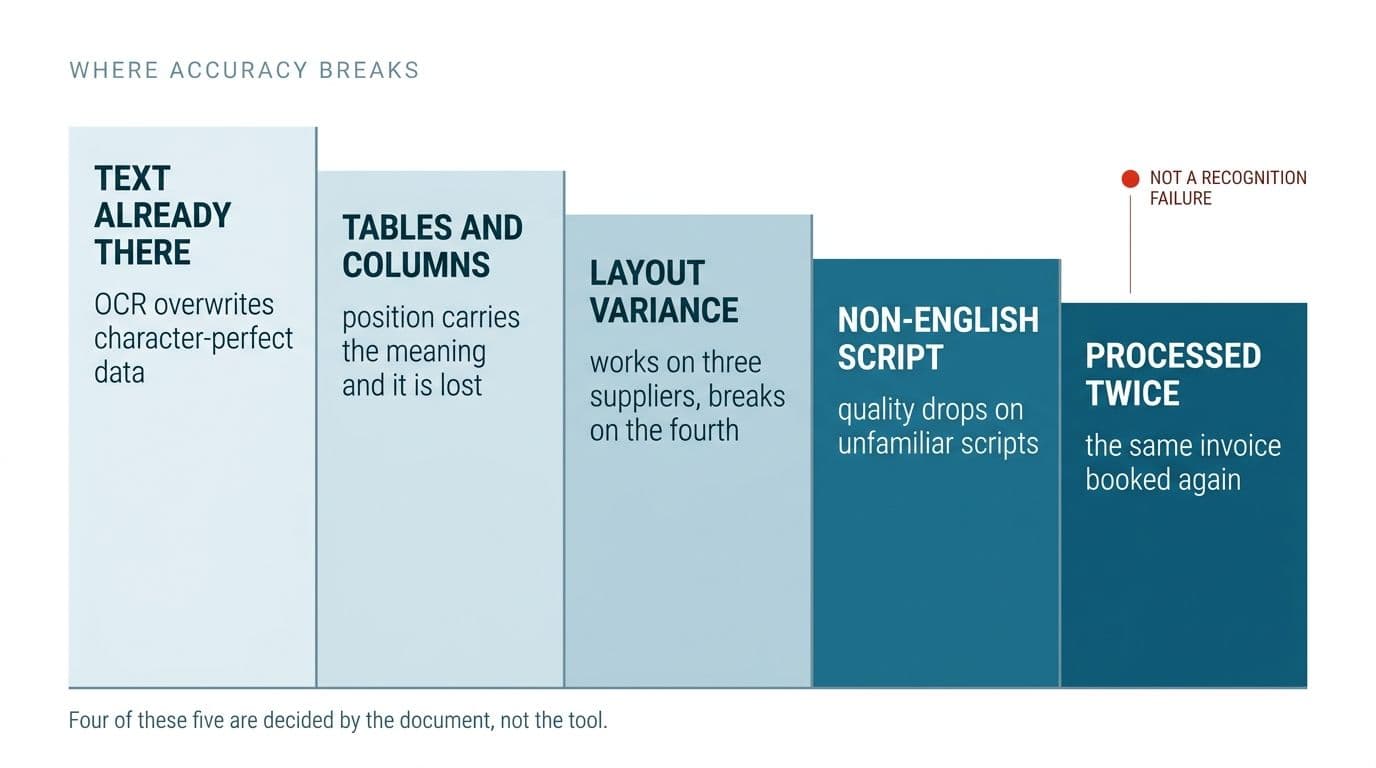 The five places automatic document recognition actually breaks